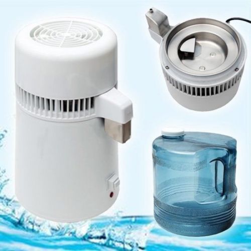2016 Pinty 1Gal 4L Pure Water Distiller All Stainless Steel Internal Dental Medical Home use