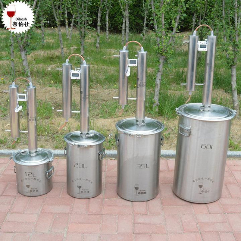12 L Liters 3 Gal Home Distiller Moonshine Still Spirits Water Alcohol  Oil Boiler Thumper Keg Brew Kit Wine Making