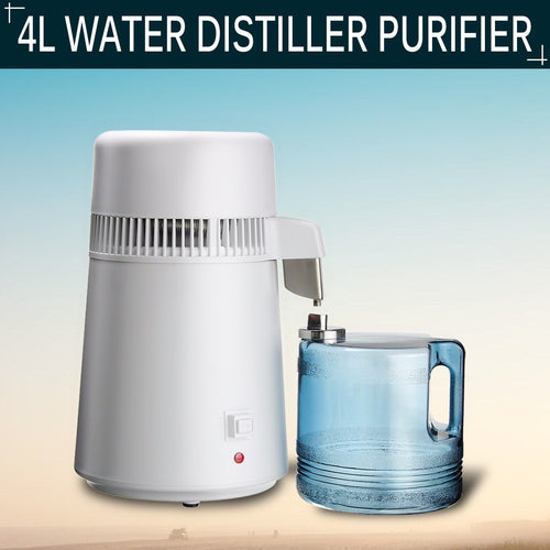 1Set 110V/220V Distilled Water Machine Safe Health Water Distiller Stainless Steel Household/Commercial/Lab Use Water Distiller
