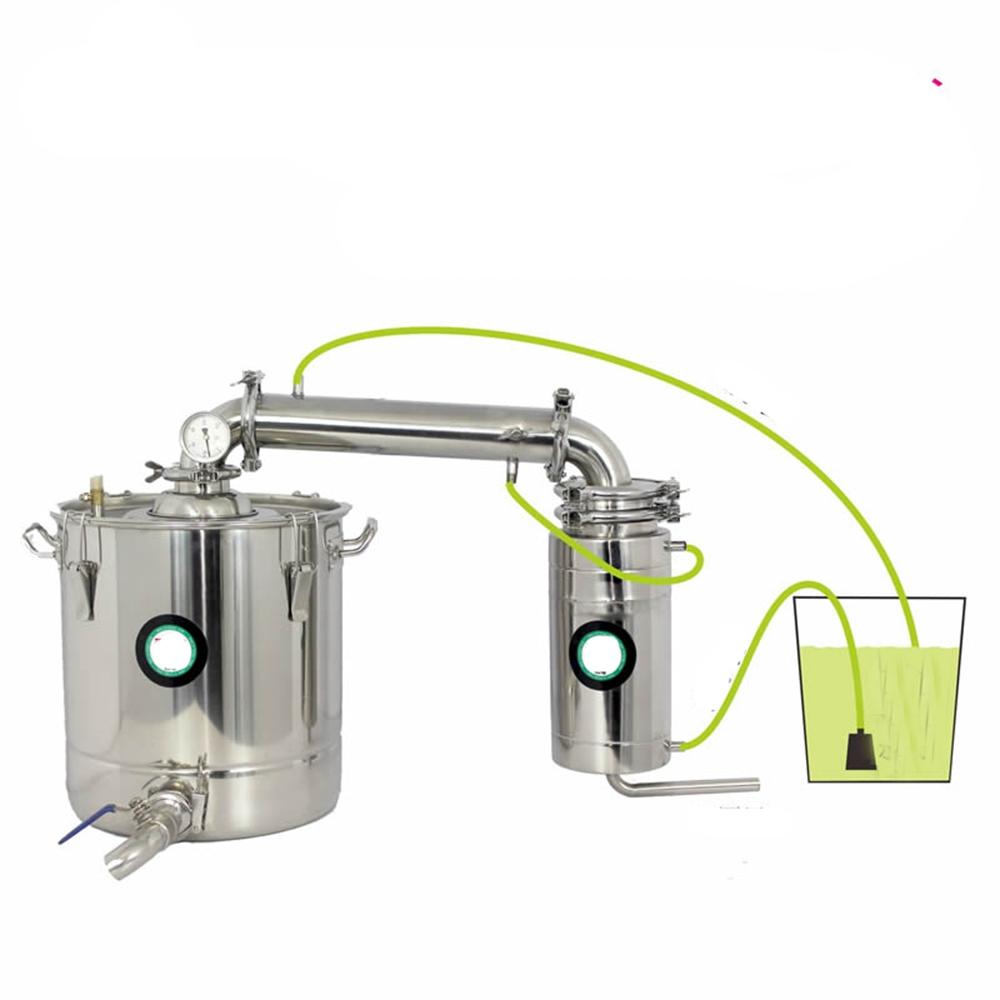 18L Stainless Water Alcohol Distiller Home Brew Kit Wine Making Boiler
