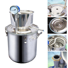 20L 35L New Home Stainless Moonshine Still Water Distiller Essential Oil Distillation Brandy White Spirit Wine Making Kits