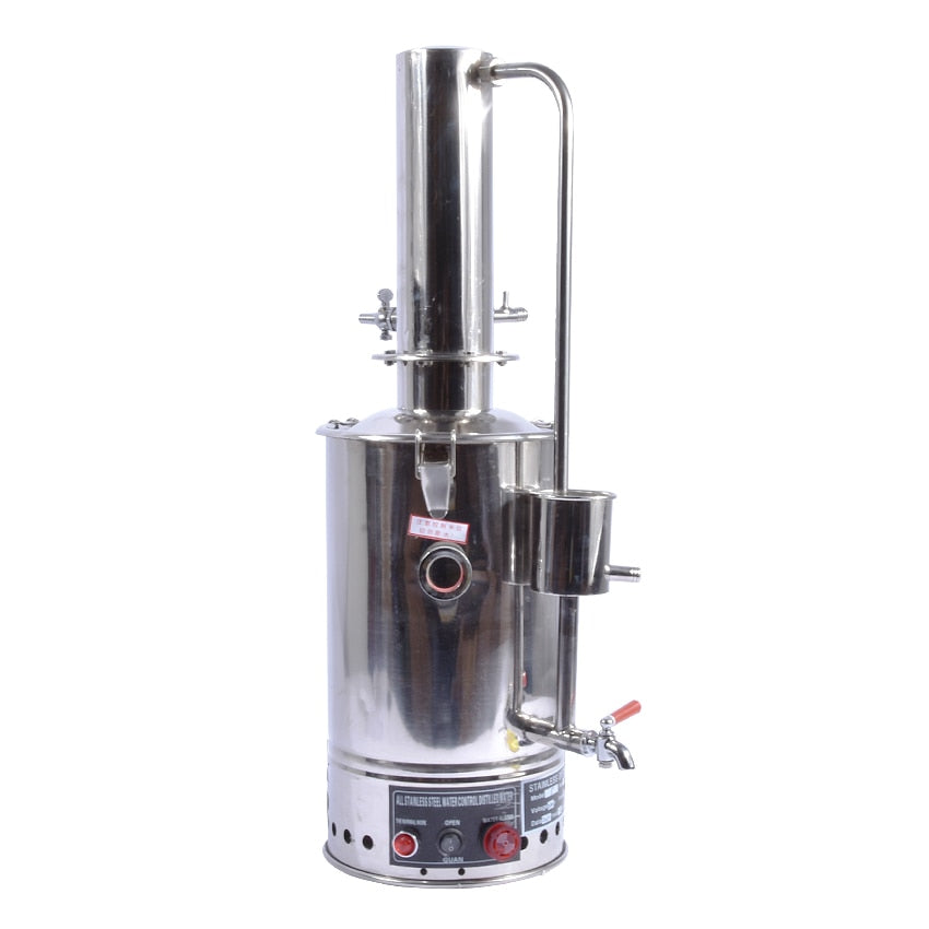 1pc YAZD-5 Electric 5L Water Distiller 304 Distilled Stainless Steel Water Equipment With Auto Shutoff System 220V