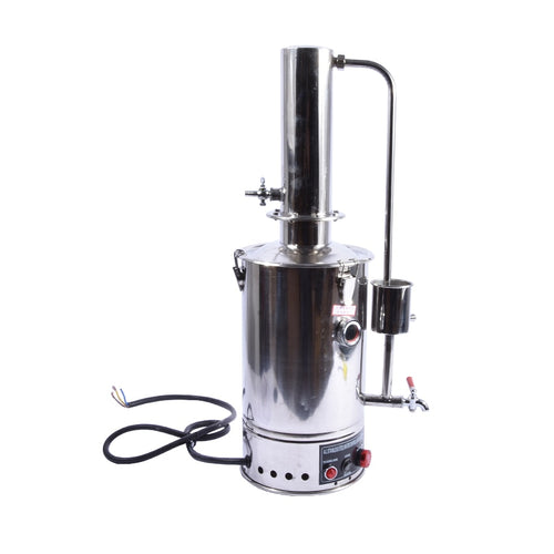 1pc YAZD-5 Electric 5L Water Distiller 304 Distilled Stainless Steel Water Equipment With Auto Shutoff System 220V